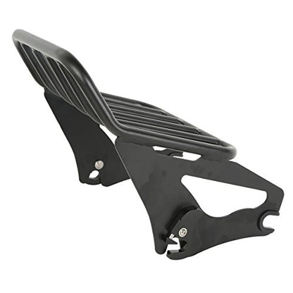 TCT-MOTORPARTS Black Sissy Bar Upright Passenger Backrest w/Pad Docking Hardware Kits Luggage Rack Fit for Harley Touring Models 2009-2013 - color: Black #3(2009-2013)