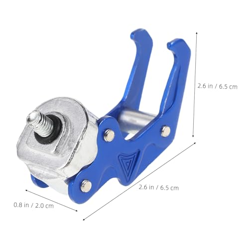 PRETYZOOM Helmet Handlebar Hook Motorcycle Scooter Hanger Aluminum Alloy Holder for Cycling Helmets - color: Blue