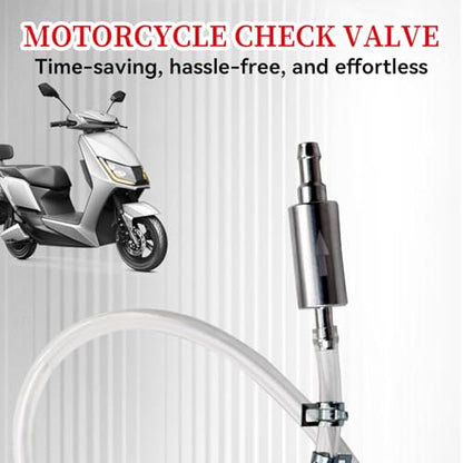 3 Set Brake Bleeder Hose Kit with One Way Check Valve, Universal Brake Bleeding Tool for Motorcycle Car Truck SUV, Includes Rubber Hoses Clamps Dust Caps for Brake Fluid Bleeder System - size: 3 Sets
