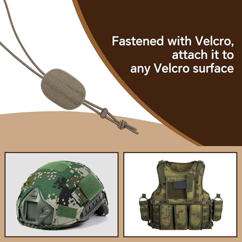 Tactical Night Vision Goggle Lanyard Elastic Fixing Lanyard, Suitable for PVS7, PVS14, PVS31 Helmet-mounted Night Vision Devices, Tourniquet Fixing Strap.