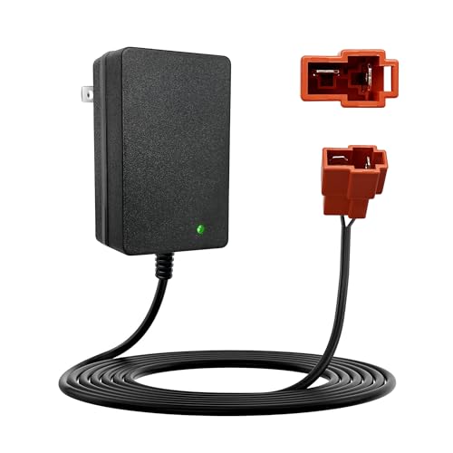 6 Volt Battery Charger for Kids Electric Car, Compatible with Minnie Mouse, BMX X6, Wal-Mart, Moto ATV Quad Car for Kid, Replacement Parts for Ride on Toys Kid TRAX Charger with Red Square Plug - size: Charger