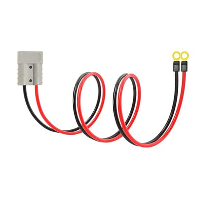 Anderson Plug Connection Cable 50A Anderson SB50 Plug Battery Quick Connector Cable 1.64 ft 10AWG Cable with 50A Connector - size: Anderson O-ring 50cm
