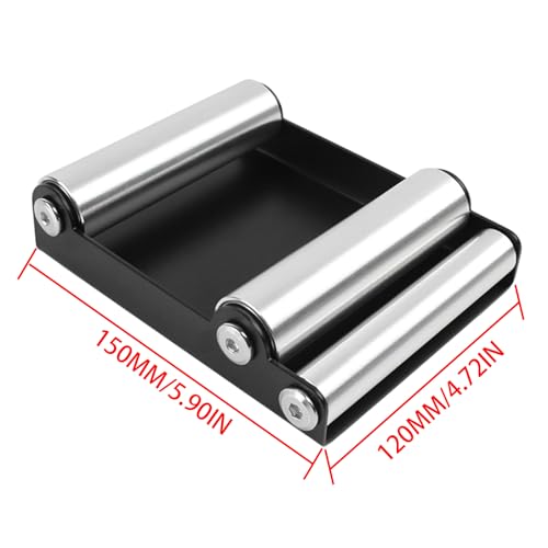 Motorcycle Wheel Cleaning Stand Universal Paddock Stand Portable Wheel Roller Stand Support Parking for Tire Cleaning Wheel Chain Lubrication for Tire Width <180MM