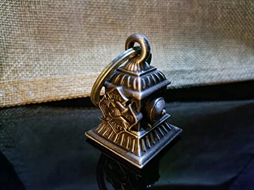 Dream Apparel Motorcycle Bell Guardian Angel Drive Away Gremlin, Biker Bell for Men Women Rider Riding, Good Luck Gift - color: Fire Department