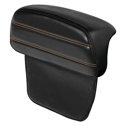 Razor Chopped Pack Backrest Pad Fits For Harley Touring 2014-2023 Tri Glide Road King Street Glide Road Glide Electra Glide Pack - color: Style E# 3