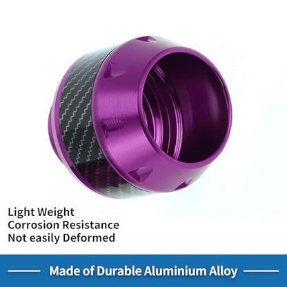 Motorcycle Frame Sliders Falling Protection Wheel Crash Protector Scooter Moped Aluminum Alloy Purple 2 Pcs - color: Purple