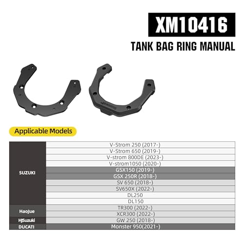 Rhinowalk Motorcycle Tank Bag Adapter Base with Strong Magnetic-XM10416 - color: Black416