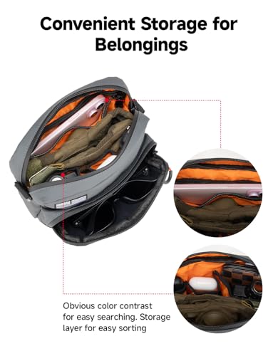 KEMIMOTO Motorcycle Handlebar Bag Universal Motorcycle Tool Bag Bicycle Bar Bag, Front Fork Storage Accessory, Sissy Bar Bag Compatible with Cruiser Softail Dyna Sportsters (Grey Carbon Fabric) - style: Grey Carbon Fabric