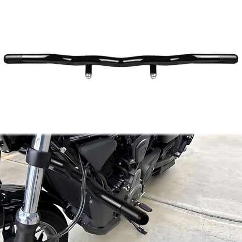 AUFER Motorcycle Front Highway Engine Guards Crash Bar Compatible With For Harley Sportster S RH1250S Nightster RH975 RH975S 2021-2025 Flat-Out Bar Bumper Protector Freeway Bar