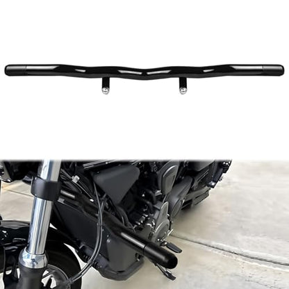 AUFER Motorcycle Front Highway Engine Guards Crash Bar Compatible With For Harley Sportster S RH1250S Nightster RH975 RH975S 2021-2025 Flat-Out Bar Bumper Protector Freeway Bar