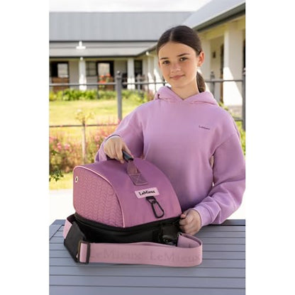 LeMieux Hat Box - Easy Clean - Keep Your Competition Helmet Looking Perfect - One Size - color: Mallow
