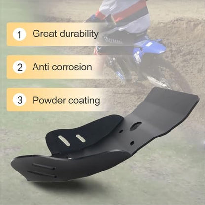 Fit for Yamaha YZ125 YZ125X YZ 125 X 2005-2026 Motorcycle Engine Protector Chassis Protection Cover Exhaust Guard Skid Plate