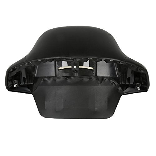 Gunship Grey Color-Matched Chopped Luggage Trunk Backrest Mounting Bracket Fit for Harley Touring Models 2014-2023 Road King Road Glide Street Glide Electra Glide - color: Gunship Grey Chopped Trunk Set #1