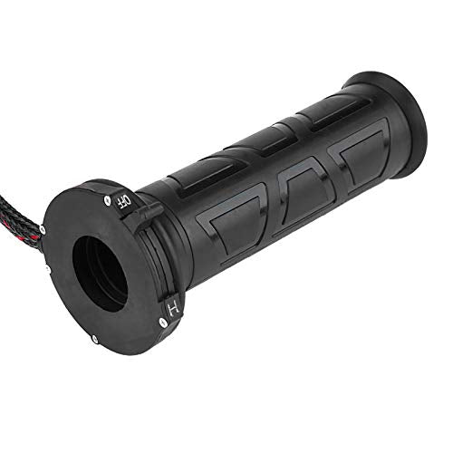 KIMISS 22mm Electric Heated Hand Grips for Motorcycle, 7/8" Handlebar Warmers with Heating Function, Non-Slip Grip Covers