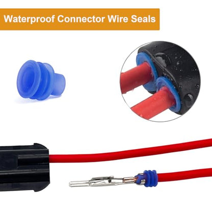 859pcs Automotive Electrical Pin Connectors Kit with Ratchet Crimping Tool 24-16AWG, 1.5/1.8/2.5/2.8mm Wire Connector Pins Male Female Crimp Pin Terminals with Wire Seals, Removal Tool and Tweezer - color: 859pcs Pin Terminals With Crimper