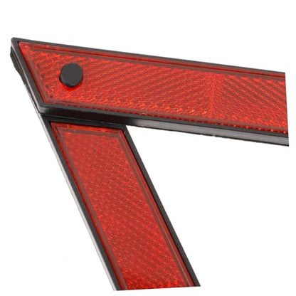 Alipis 3pcs Reflective Emergency Triangle Kit Foldable Car Warning Reflector for Traffic Safety and Roadside Assistance