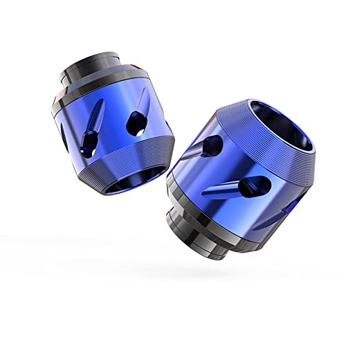 CNC Front Fork Frame Sliders Wheel Crash Protector Anti Crash Falling Protection Universal For Motorcycle Dirt Pit Bike(Blue)