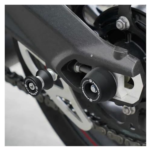 Compatible With Svartpilen Vitpilen 401 2024 Motorcycle Wheel Spindle Protector Rear Front Axle Fork Crash Slider(FRONT) - color: Front