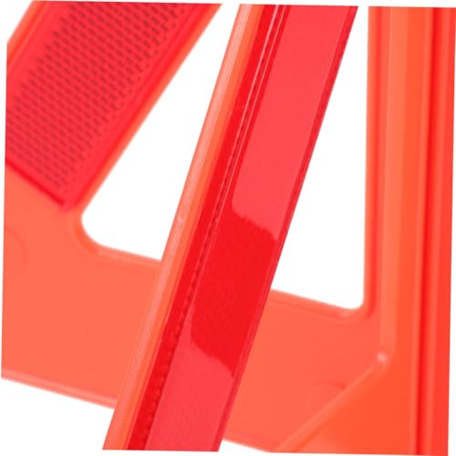 4pcs Roadside Reflective Safety Triangle Car Emergency Sign Vehicle Triangle High Visibility for Roadside