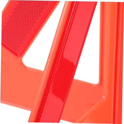 4pcs Roadside Reflective Safety Triangle Car Emergency Sign Vehicle Triangle High Visibility for Roadside