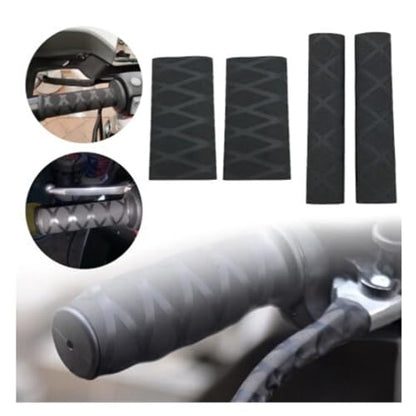 for BM&W R1250GS R1200GS ADV F750GS F850GS F900R Motorcycle Universal Heat Shrinkable Grip Cover Non Slip Rubber Grip Handlebars Grips