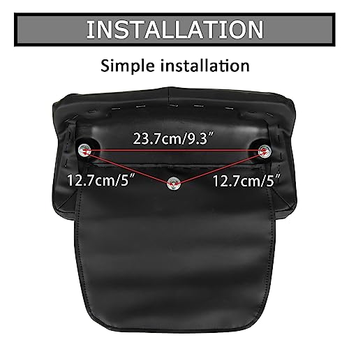 Chopped Razor Tour Pack Backrest Pad - PSLER Trunk Backrest Pads Backrest Pad for touring 2014-2023 CVO Touring Electra Glide Road Glide Road King Street Glide Tri Glide Ultra Limited Improved Version