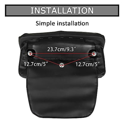 Chopped Razor Tour Pack Backrest Pad - PSLER Trunk Backrest Pads Backrest Pad for touring 2014-2023 CVO Touring Electra Glide Road Glide Road King Street Glide Tri Glide Ultra Limited Improved Version