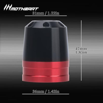 Motorcycle Handlebar End Weights For Ninja ZX-4RR 2023-2025 Heavy Duty Stainless Steel & Aluminum Bar Ends with Vibration Dampers Universal 8mm Fit Accessories (Red) - color: Red