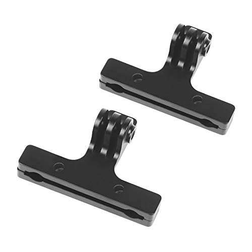 D&F 2Pcs Bicycle Saddle Rail Mount CNC Alloy Bike Camera Mount for All GoPro Hero SJCAM YI Campark Crosstour and Other Action Camera