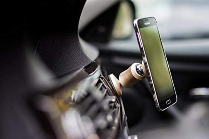 The Original Dual Magnetic Movable Phone Holder and Tablet Mount (Silver) - color: Silver