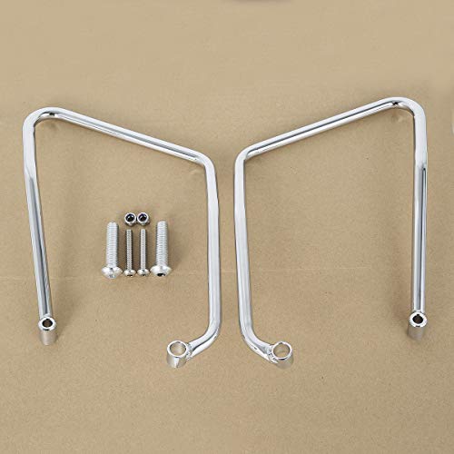 TCT-MOTORPARTS Saddlebag Support Brackets Fit for Harley Sportster Custom Roadster Low 2004-2016 XL883 XL1200 15 14 13 06 07 08 13 Chrome - color: Chrome, size: Fit for Sportster 2004-2016