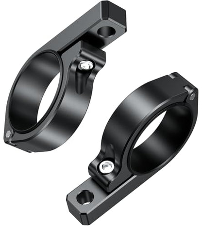 BRCOVAN 2PCS, Metal Light Bar Mounts, Off-Road LED Light Mounting Bracket | Fit for Round Rails / Roll Cage Bars 1.5" 1.75'' 1.85" 2'' 2.1" in Diameter, for Motorcycle ATV UTV Car Boat Truck