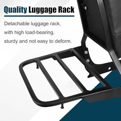 Motorcycle Passenger Backrest Sissy Bar With Back Rest Cushion Pad And Luggage Rack Compatible With For Honda Shadow Spirit 750 VT750C2 2007-2014 Shadow Phantom VT750C2B 2010-2019