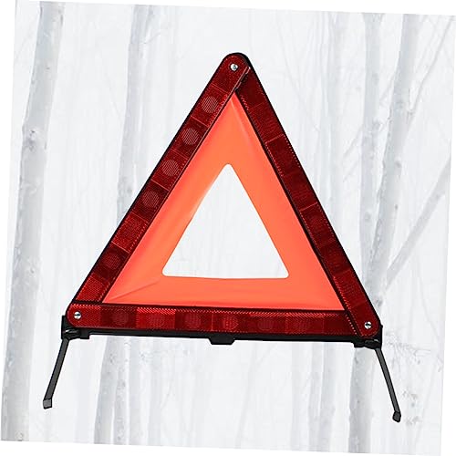 Gatuida Warning Triangle Sign for Vehicles Emergency Kit Reflective Collapsible Design Roadside Triangle