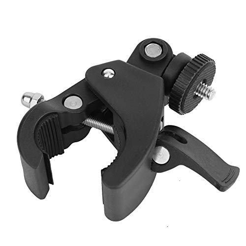 Handlebar Mount, Adjustable Bike Motorbike Mount Holder 1/4'' Screw Metal Handlebar Clip Mount Handlebar Clamp Bracket Holder Mount Cycle Handlebar Attachments for Action Camera/Gopro/DV