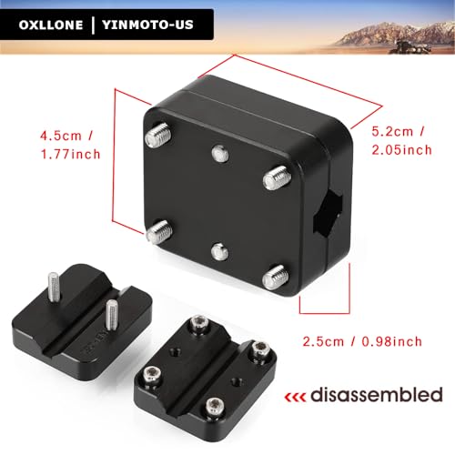 Tenere 700 Navigator Holder 12mm/16mm GPS Mobile Phone Mount AMPS Bracket for R1200GS LC ADV R1250GS S1000XR CRF1000L F800GS (Black)