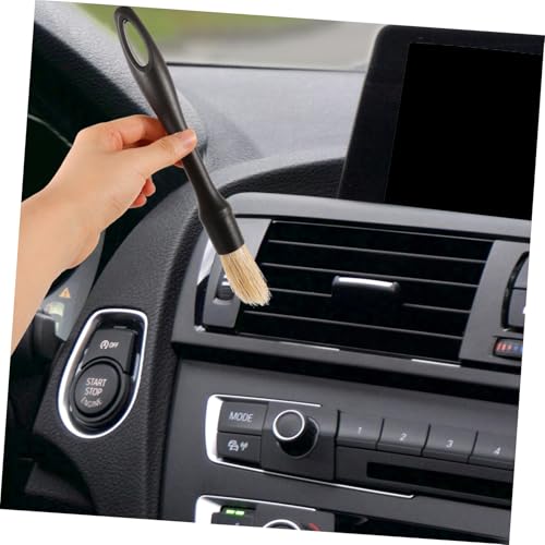 Cabilock Motorcycle Detail Brush Wheel Rim Cleaning Brush Soft Bristles Car Interior Detailing Auto Detailing Tools - size: 23.00X2.50X2.50CM