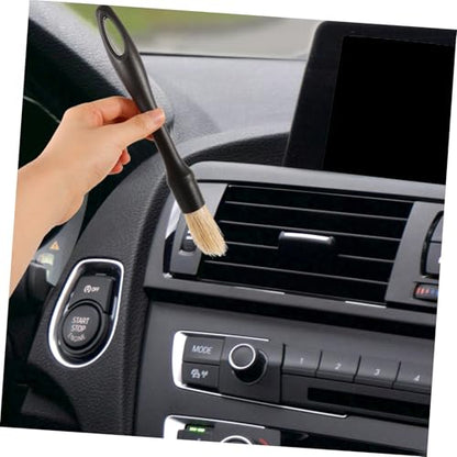 Cabilock Motorcycle Detail Brush Wheel Rim Cleaning Brush Soft Bristles Car Interior Detailing Auto Detailing Tools - size: 23.00X2.50X2.50CM
