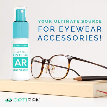 Anti Fog Lens Cleaner Spray Kit | (4) 2oz Anti Fog Glasses Cleaner Spray + (4) Microfiber Cloth for Eyeglasses, Goggles, Sunglasses, Mirror - Eyeglass Defogger Spray Cleaning Kit (8 Piece Set) - size: 2 Fl Oz (Pack of 4), style: 4x2oz Lens Spray + 4 Micro