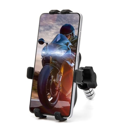 Motorcycle Phone Mount fit for Fork stem Hole 12mm -25mm for GSX-R750 CBR954RR VFR 800 Nin-ja 650 Phone Holder (Type A) - style: Type A