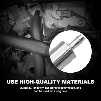 One-Way Check Valve Brake Bleeder Hose Kit - Universal with Anti-Backflow Valve & Clamps for Car and Motorcycle Brake Fluid Bleeding