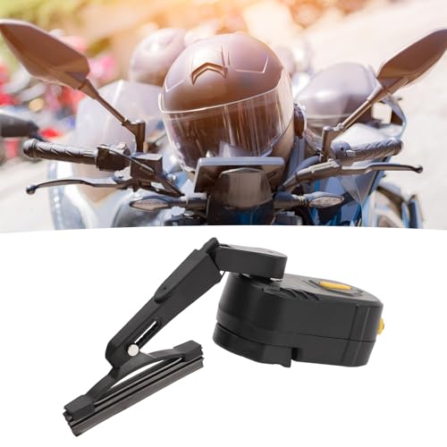 Motorcycle Helmet Wiper Universal 2 Speed Rechargeable Visor Cleaner 170 Swing Range for Rainy Commuting Scooter Riding Travel Adventures