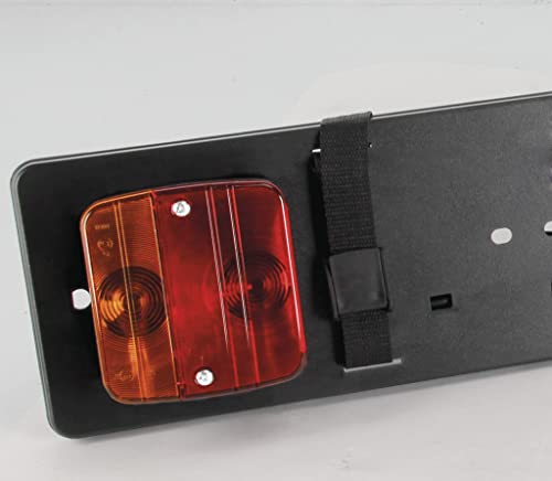 SPOTLIGHT 0.75 m ABS Bike Door Sign, Power Length: 1.5 m, Contains: 2 Lanterns (4 Functions), Strap Attachment (60 cm)