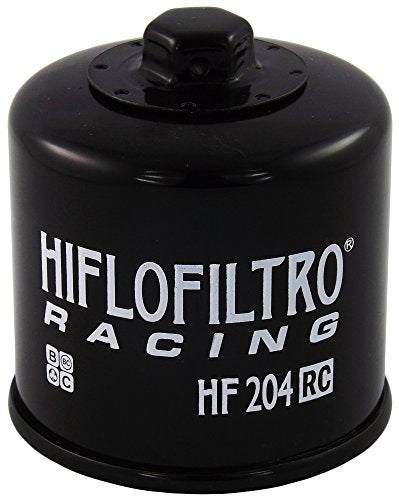HiFloFiltro HF204RC Black RC High Performance Premium Oil Filter, Single - color: Black, size: Single, style: Racing