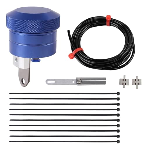 Motorcycle Chain Oiler Motorcycle Universal Chain Lubricator Oiler Motor Lubrication System(Blue) - color: Blue