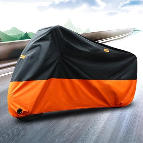 UV Protective Cover Coat Waterproof Dustproof Bike Scooter Rain Motors Dust Protector for All Season(Large) - color: Large