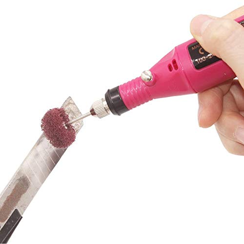 Fine Abrasive Wheel Brush Polishing Buffing Wheels Sanding Rust Remove Rotary Tools Accessories 2.35 MM Mandrel 80 Pieces