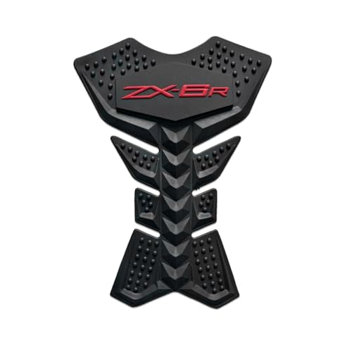 Motorcycle Tank Pad Gas Tank Protector Compatible with Kawasaki ZX-6R ZX6R ZX636 Anti Slip Tank Pad Stickers Gas Oil Fuel Tank Pad Protectors - size: For ZX6R