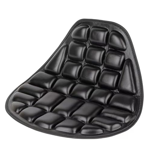 Motorcycle Seat Cushion for Kawasaki Vulcan 900 Classic 2006-2024, 3D Air Motorcycle Seat Pad with Shock Absorption, Breathable and Comfortable for Long Rides, PU Leather, EVA - color: Eva