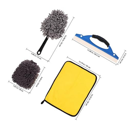 23pcs Car Cleaning Brush Kit with Wheel Drill Brush Set for Interior and Exterior Auto Detailing, Tire Cleaning, Motorcycle Chain Maintenance, and Brake Dust Removal